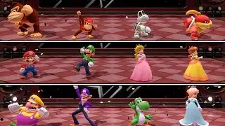 スーパーマリオパーティ【Switch】なりきりビート 全キャラ勝利モーション集(ダンス) まとめ (スーパースターズ発売記念)