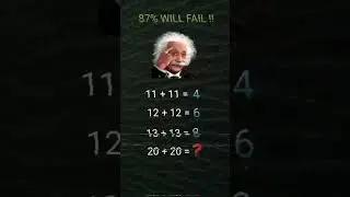Apakah kalian 13% orang jenius tersebut? #shorts #psikotes #tekateki #matematika