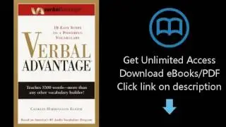 Download Verbal Advantage: Ten Easy Steps to a Powerful Vocabulary&nbsp;&nbsp; [VERBAL ADVANTAGE] [LARGE PDF