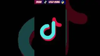 Draw TikTok Logo Using Python Turtle 