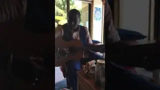 Vieux Farka Toure @ Recording for Jah Levi World Fusion Project