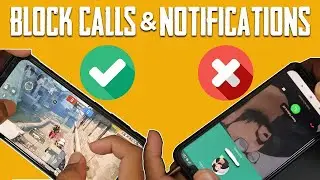 How to Block Calls While Playing PUBG Mobile | No WhatsApp Call | No Notifications | Any Smartphone