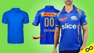 DIY Your Name MI IPL Team jersey 2024| Love for Mumbai Indians