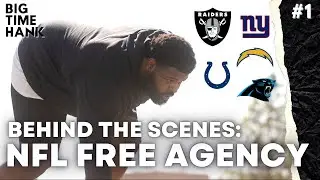 BEHIND THE SCENES OF NFL FREE AGENCY | NFL PLAYER WORKOUT | BIG TIME HANK