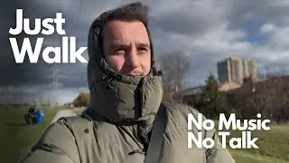 Windy Day Walk | No Music No Talk | Pure Nature Sounds