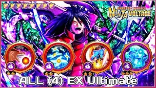 Madara Uchiha (ALL (4) EX Ultimate) Solo Attack Mission - Naruto X Boruto Ninja Voltage