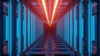 Colorful Neon Tunnel ► 4K UHD ◄ -- 1 Hour