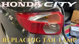 Honda City - Replacing broken tail light assembly