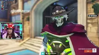 Riyuuka jogando Overwatch 2 (GAROTAS MÁGICAS) FT. Couto #16