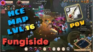 Albion online PVE - HCE (Hardcore Expedition) MAP LVL 16 Fungicide Shadow caller POV
