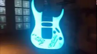 Light up your guitar with electroluminescent paint!