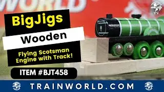 BigJigs Wooden Flying Scotsman Engine