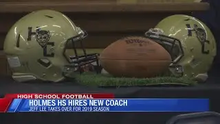 Jeff Lee is introduced as Holmes County High School Head Football Coach