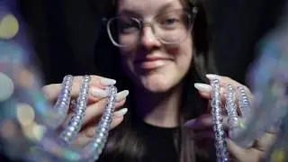 ASMR Playing w Your Glass Hair - personal attention role play for sleep, satisfying visual asmr