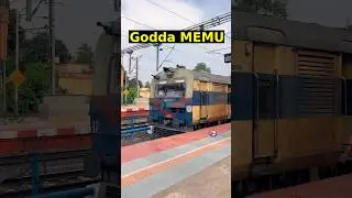 Godda MEMU Departure at Bolpur Station 🚉 #shortvideo #shorts