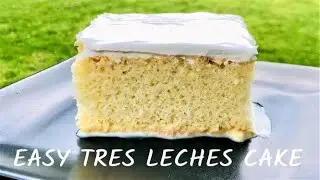 Easy Tres Leches Cake Recipe | Three Milk Cake | Box Cake Mix Hack | Pastel de 3 leches RECETA FACIL