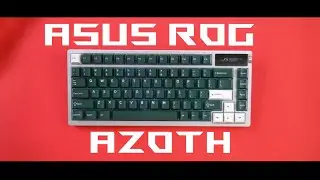 ASMR Keyboard Typing | ASUS ROG Azoth | ROG NX Snow (1 HOUR)