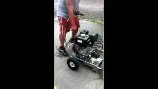 Mi-T-M 3500psi 4 gpm Pressure Washer Demonstration