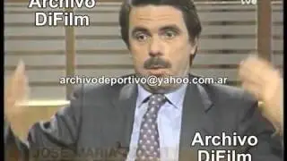Entrevista a José María Aznar - DiFilm (1996)