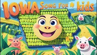 Sing Around the States: Iowa | Toddler Song about Farms, Wildlife & Fun Places