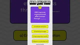 HRM Multiple Choice Questions: Test Your Knowledge! #hrm #humanresourcemanagement