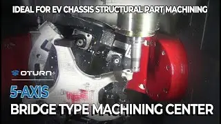 CBS500 in Action: Complex H-Arm Machining with 5-Axis Control 🌀#cnc #cncmill #cncmachine #machine