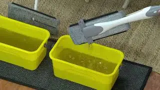TidyUps 4-in-1 Squeegee Mop with (4) Mop Pads on QVC