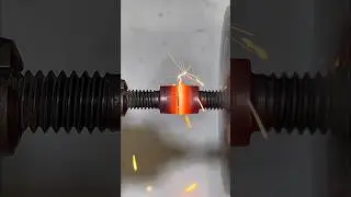 Friction welding #cnclathe #cnc #cncmachining #carbide