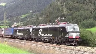 BAHNVERKEHR BRENNERBAHN BHF. FREIENFELD & MAULS SÜDLICH VON FREIENFELD SÜDTIROL 6.9.2017