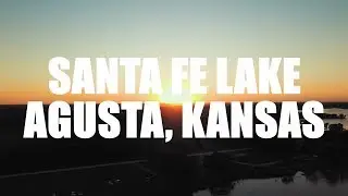 Flying the Drone around Santa Fe Lake in Augusta, Kansas