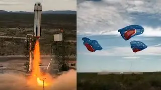 Blue Origin NS-33 New Shepard launch and landing