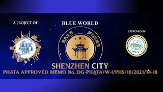 Shenzhen City Lahore, PHATA NOC Approved Project of Blue World City | Amazing Graphic Layout Plan