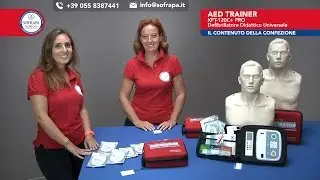 Defibrillatore didattico XFT-120C+ AED Trainer PRO: il contenuto della confezione