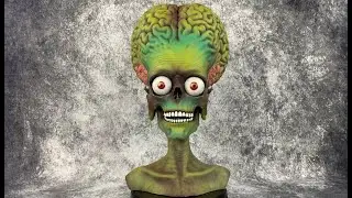 Mars Attacks! Martian Life Size Bust 4K Review