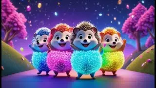 Four Little Hedgehogs Bounce and Roll + More Nursery Rhymes & Kids Songs