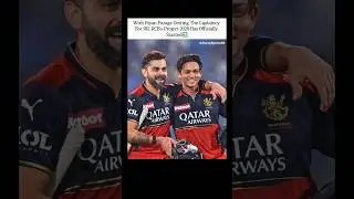 With Riyan Paraga getting the captaincy for RR. RCB's Project 2028 has officially started🔜