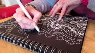 How  I Doodle...Free Spirit , (speed drawing, normal speed).