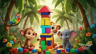 Episode 4 Tiki Learns to Wait 🐯 | Patience for Kids | Fun Jungle Learning Adventure #learning