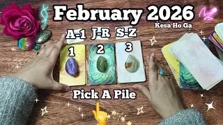 Pick A Pile✨February 2026 ✨Love Relationship Career Finance Health Travel ✨Hindi Urdu Tarot 