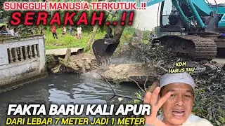 GILA FAKTA BARU LAGI KALI APUR KDM HARUS TAU TERNYATA LEBARNYA 7 METER BUKAN 3 METER DIURUK JADI 1 M