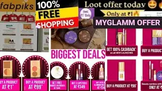 loot offer today😍🔥myglamm loot offer today😍  myglamm offer💥 fabpiks app Smytten?👍 #todaylootoffer