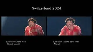 Nemo - The Code | Switzerland 🇨🇭 | Eurovision GRAND FINAL 🔊 vs Eurovision Second Semi-Final (2024)