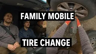 Family-Run Mobile Tire Change Business - Day on the road