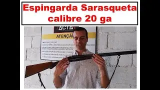 Espingarda Sarasqueta calibre 20 ga