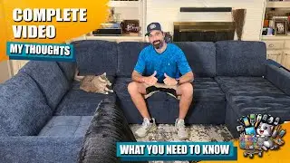 Sleeper Sectional Review &ndash; Navy Chenille Modular Sofa with Storage