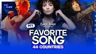 ⭐ Eurovision | My FAVORITE Song From Each Country (2016&ndash;2025)