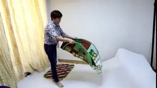 How to Fold the playhouse tent from Homfu kids pop up tents boys girls child toddlers birthday gift