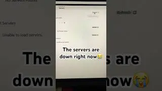 The Roblox servers are down right now😭 #roblox #scary #sad #sab #servers #down #fyp #shorts #viral