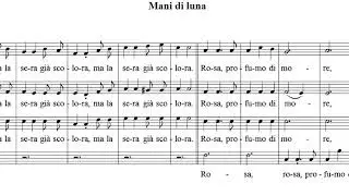 Mani di luna   Bassi   ACR Chorus