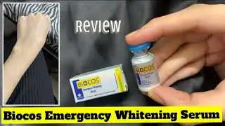 Biocos Serum Review | How to use Biocos emergency whitening serum with cream, Biocos Cosmetics